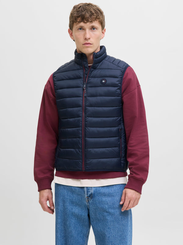 JJEBRADLEY LIGHT BODYWARMER COLLAR NOOS 12280973 GIUBBOTTO