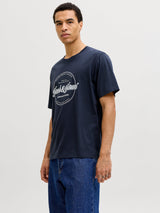 JJEDOVER DENIM TEE SS O-NECK SN 12290417 - T-SHIRT & POLO
