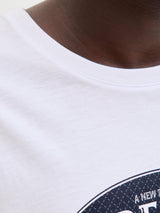 JJEDOVER DENIM TEE SS O-NECK SN 12290417 - T-SHIRT & POLO
