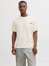 JJEDOVER SLUB TEE SS NOOS 12288897 - T-SHIRT & POLO UOMO