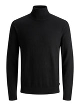 JJEEMIL KNIT ROLL NECK NOOS 12157417 - L- / Nero - MAGLIERIA