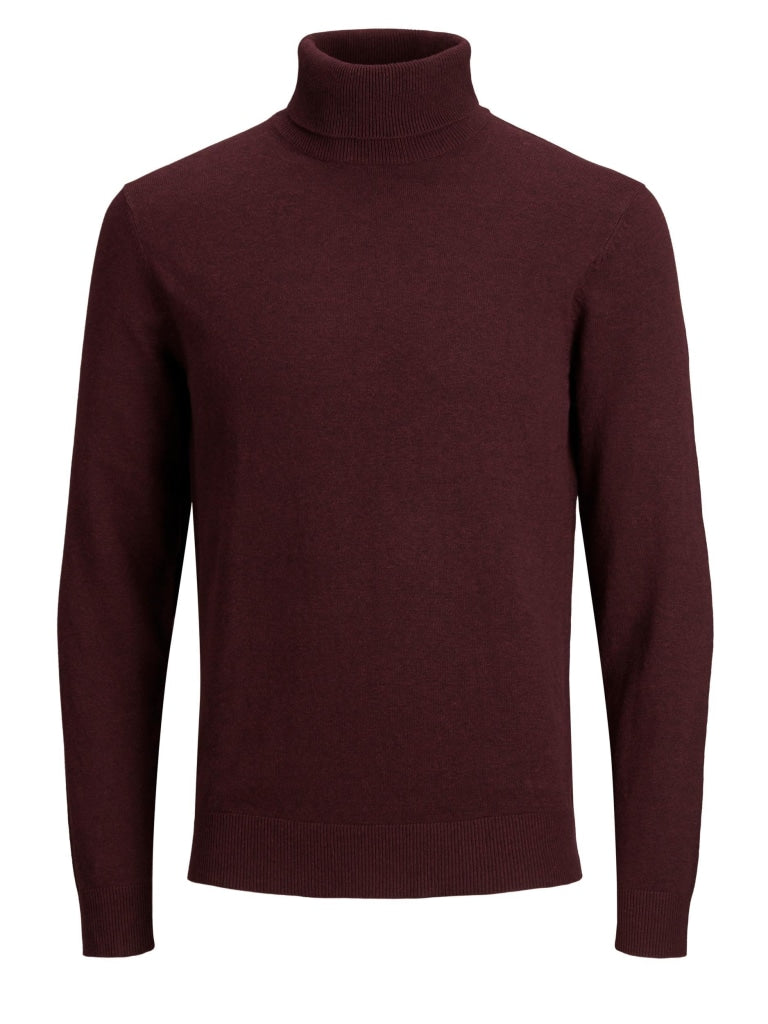 JJEEMIL KNIT ROLL NECK NOOS 12157417 - L- / Port Royale - 