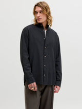 JJESUMMER LINEN BLEND BAND SHIRT L/S SN 12289184 - CAMICIA