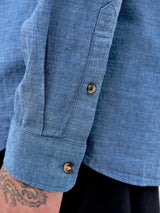 JJESUMMER LINEN BLEND BAND SHIRT L/S SN 12289184 - CAMICIA