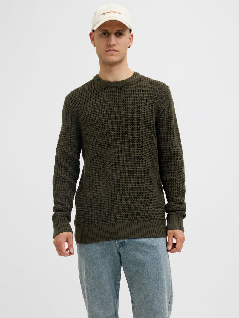 JJGLOBAL KNIT CREW NECK 12287594 - MAGLIERIA & FELPE UOMO