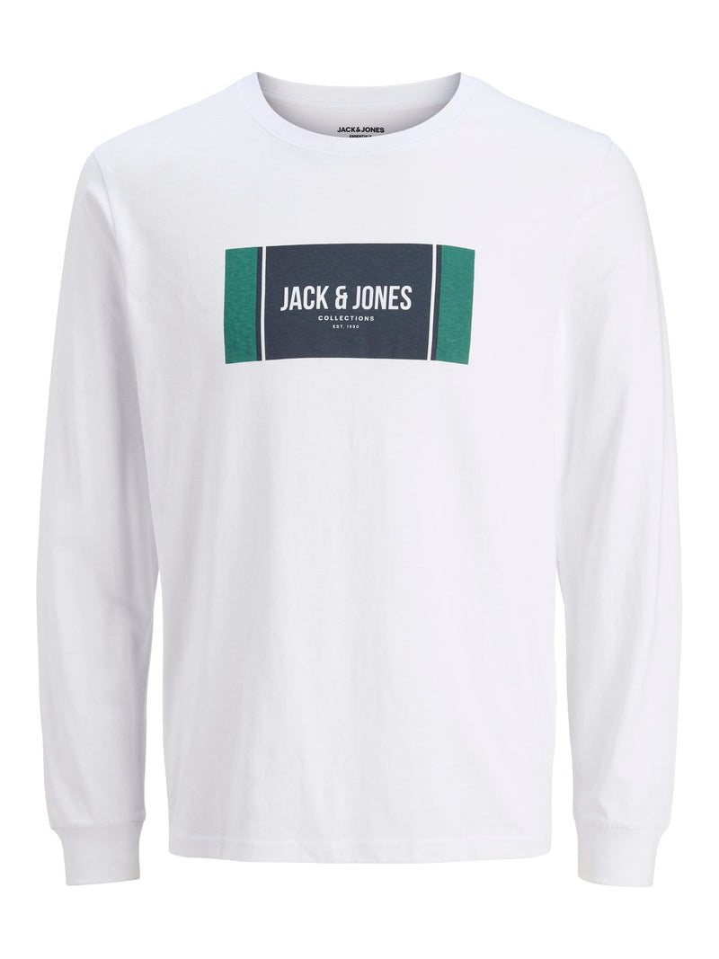 JJHAYATO TEE LS CREW NECK BTS 12282290 T SHIRT & POLO UOMO