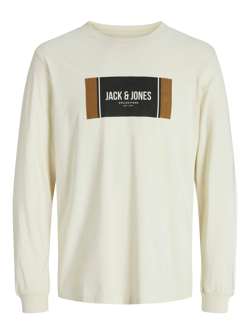 JJHAYATO TEE LS CREW NECK BTS 12282290 T SHIRT & POLO UOMO