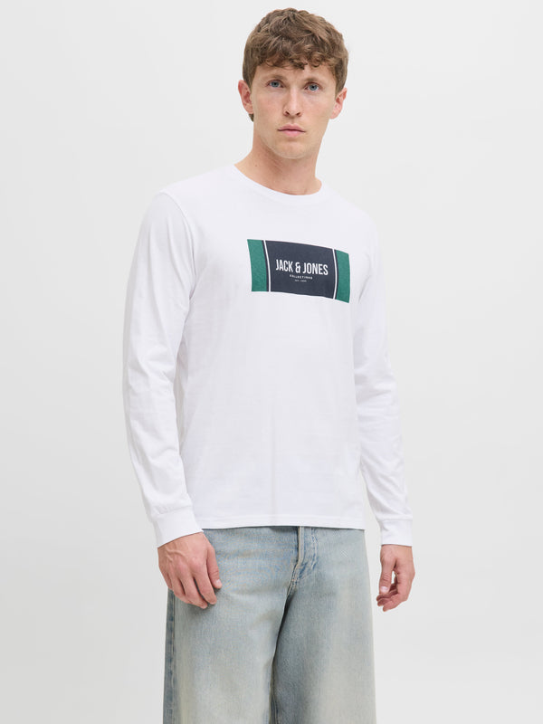 JJHAYATO TEE LS CREW NECK BTS 12282290 T SHIRT & POLO UOMO