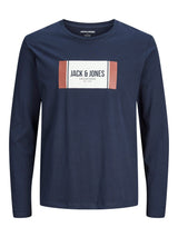 JJHAYATO TEE LS CREW NECK BTS 12282290 T SHIRT & POLO UOMO