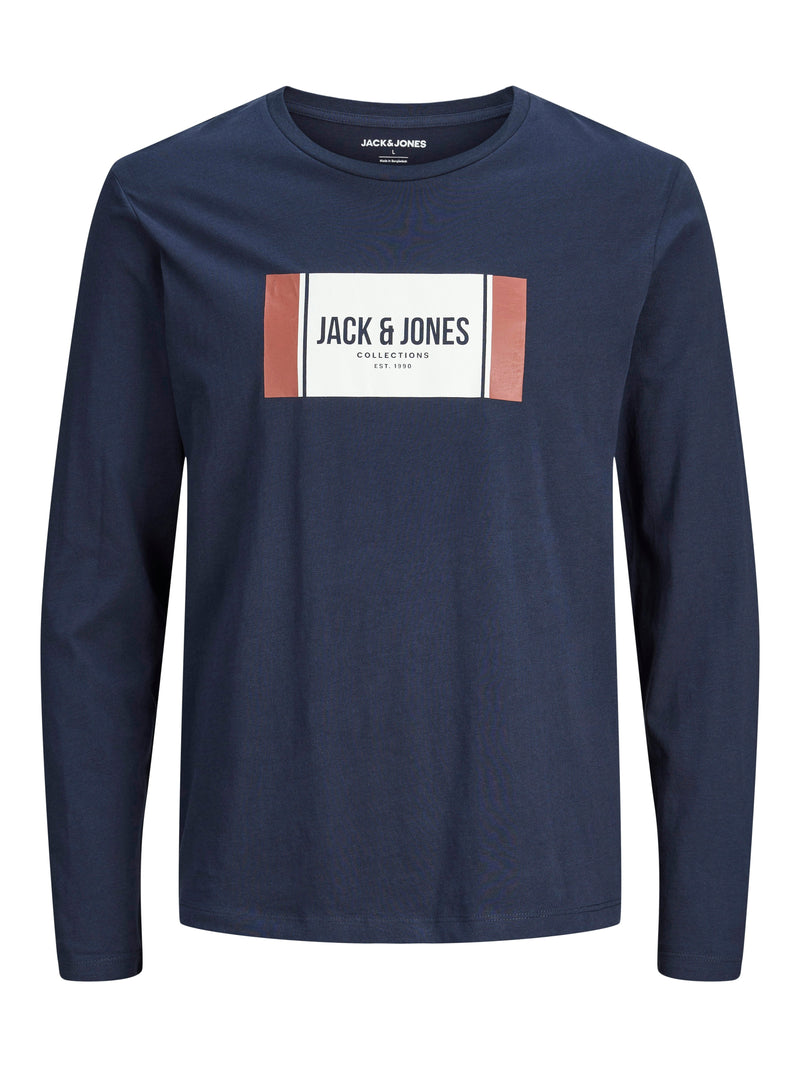 JJHAYATO TEE LS CREW NECK BTS 12282290 T SHIRT & POLO UOMO