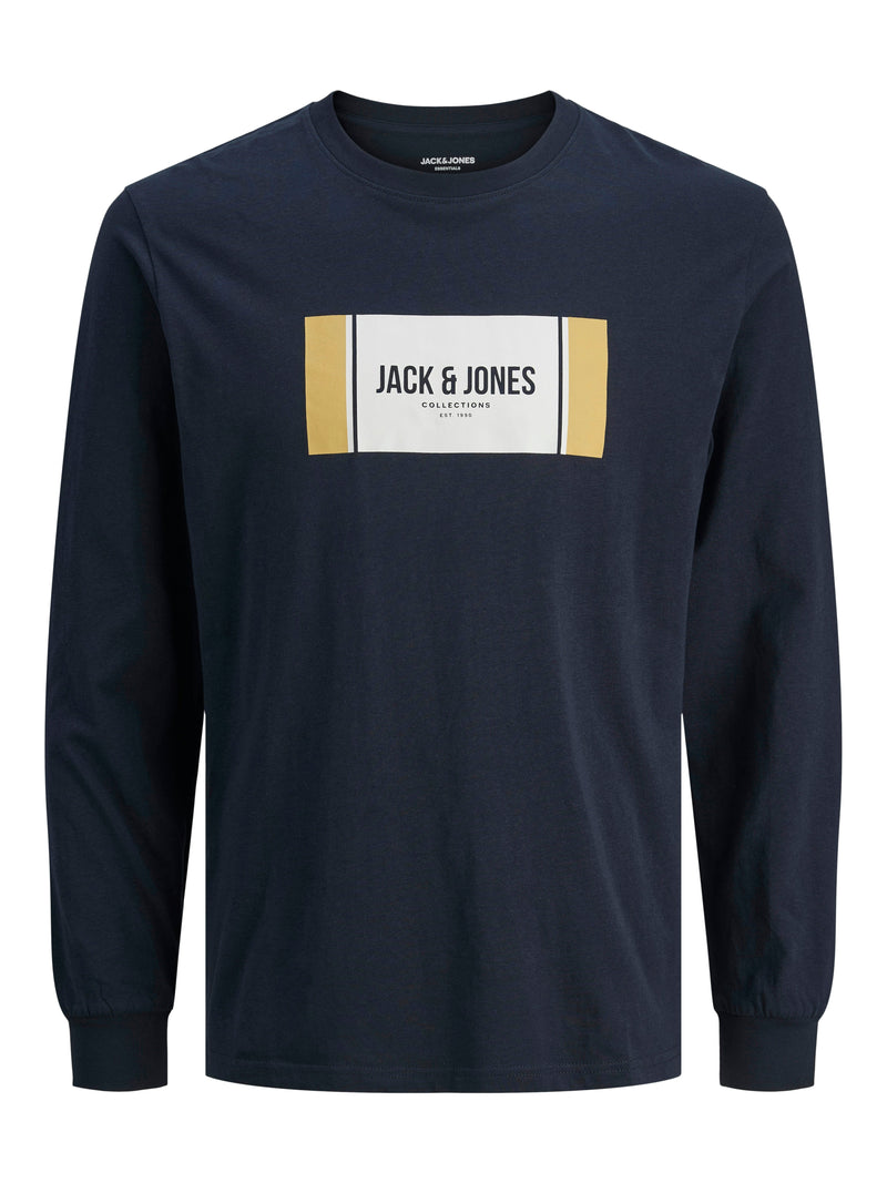 JJHAYATO TEE LS CREW NECK BTS 12282290 T SHIRT & POLO UOMO