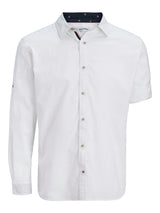 JJHENRY SLUB DETAIL SHIRT LS 12289197 - CAMICIA UOMO