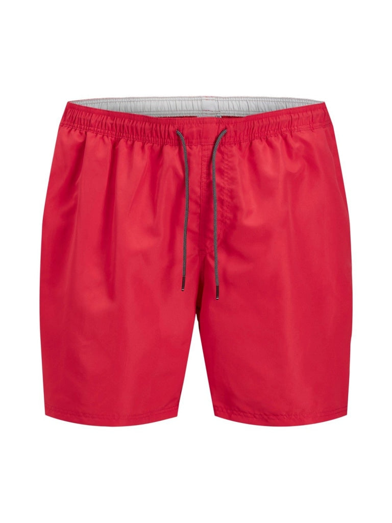 JJIBALI JJSWIMSHORTS AKM SOLID PS - 40- / Flame Scarlet - 