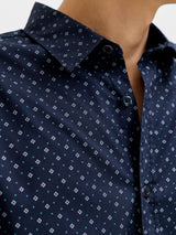 JJMATHEO DETAIL PRINT SHIRT LS 12289342 - CAMICIA UOMO
