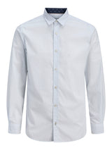 JJMATHEO DETAIL PRINT SHIRT LS 12289342 - CAMICIA UOMO