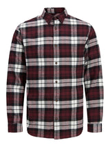 JJPLAIN AUTUMN CHECK SHIRT LS 12212591 - Rosin / L- - 