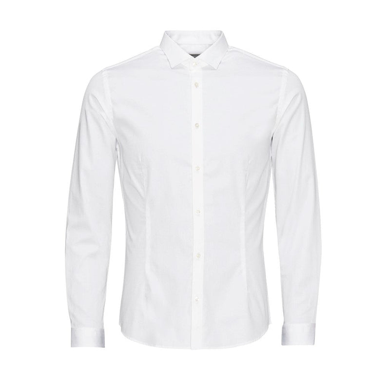 JJPRPARMA SHIRT L/S NOOS -12097662 - L / White - CAMICIA 