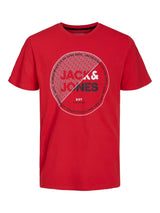 JJRALF TEE SS CREW NECK 12221002 - True Red / XS - T-SHIRT &