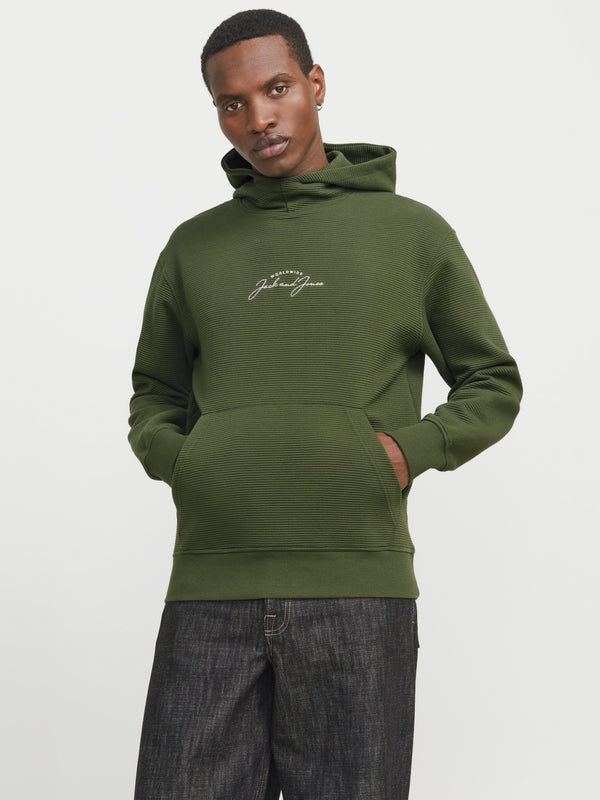 JJSTAIRS SWEAT HOOD 12259893 - MAGLIERIA & FELPE UOMO