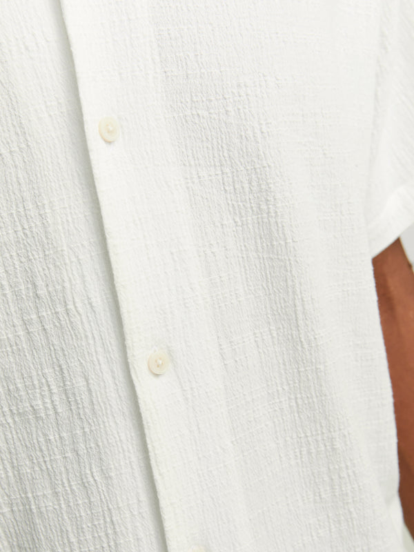 JORLUKE CRINKLE RESORT SHIRT SS SN 12255781 - CAMICIA UOMO