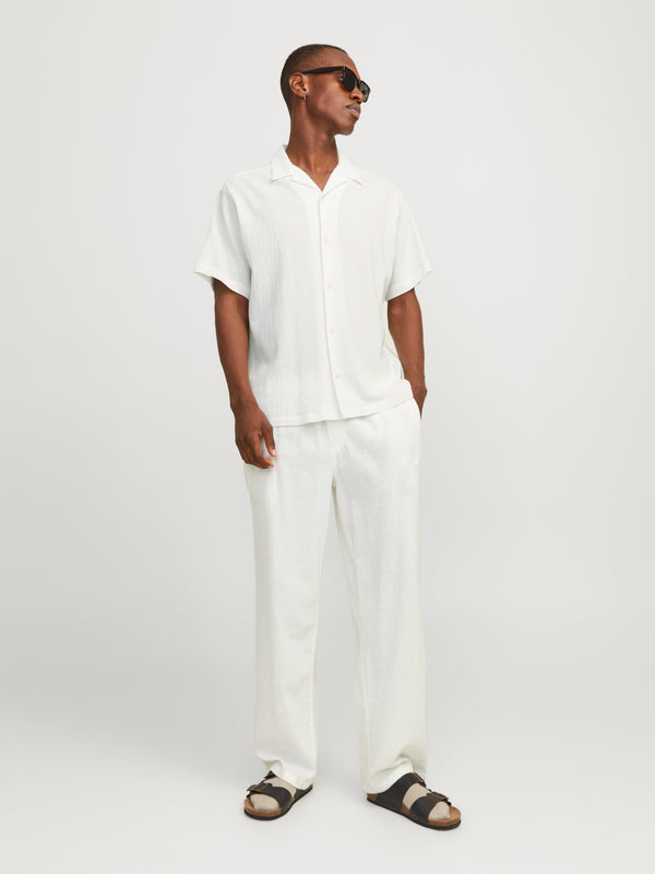 JORLUKE CRINKLE RESORT SHIRT SS SN 12255781 - CAMICIA UOMO