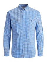 JPRBLAGINGHAM CLASSIC SHIRT L/S - 12171303 - L- / Blue 