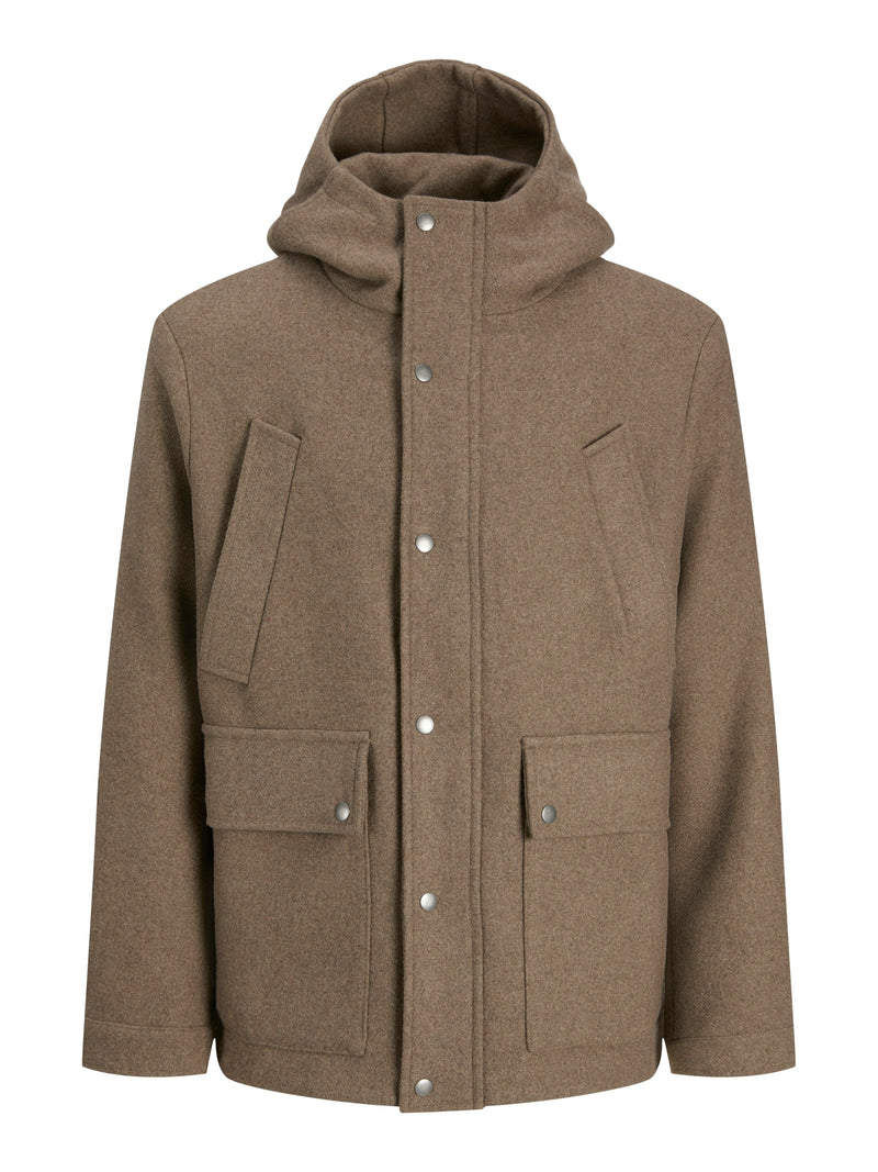 JPRBLAJESS WOOL BLEND PARKA 12282159 - GIUBBOTTO UOMO