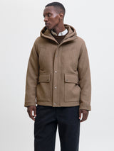 JPRBLAJESS WOOL BLEND PARKA 12282159 - GIUBBOTTO UOMO