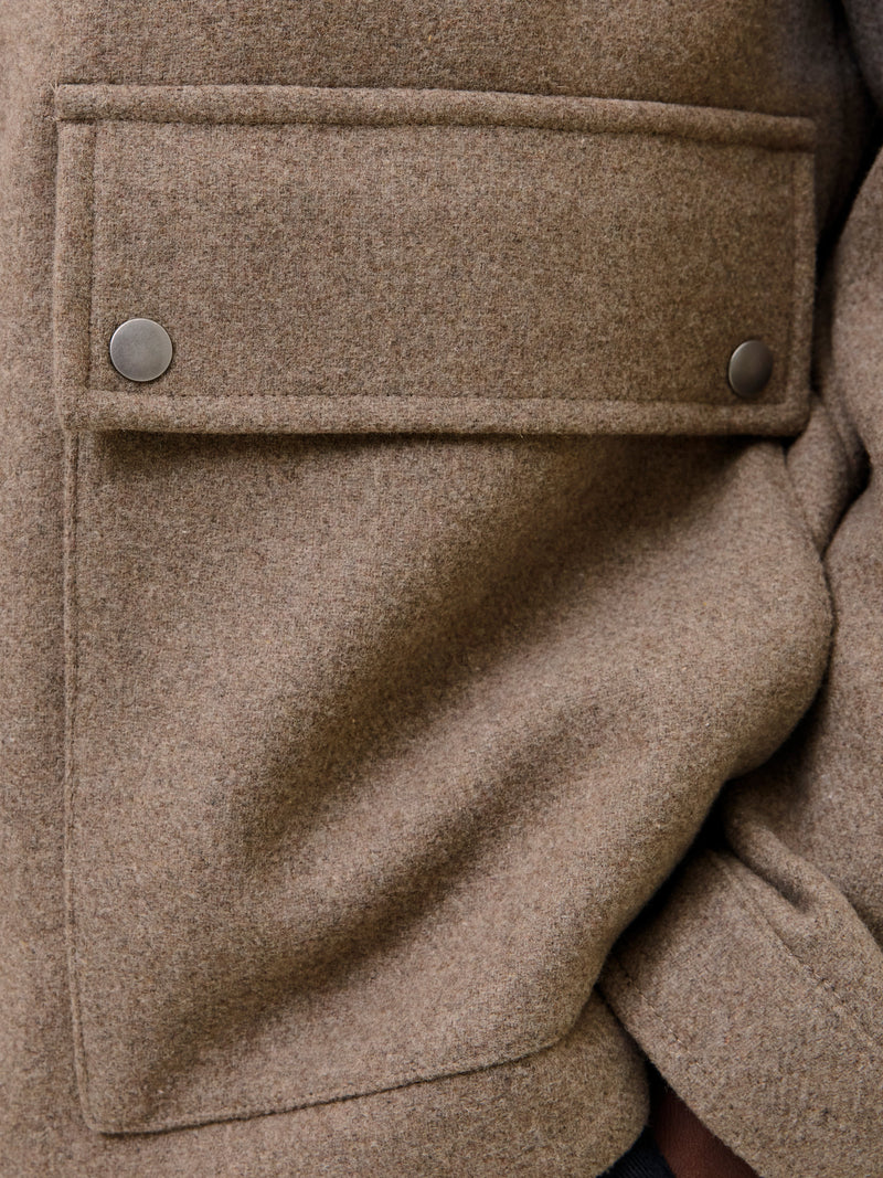 JPRBLAJESS WOOL BLEND PARKA 12282159 - GIUBBOTTO UOMO