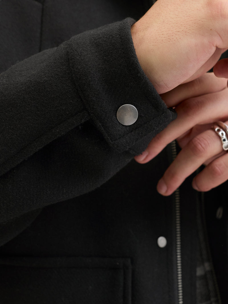 JPRBLAJESS WOOL BLEND PARKA 12282159 - GIUBBOTTO UOMO