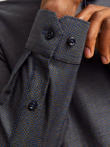 JPRBLAPARKER DETAIL L/S SHIRT NOOS 12260641 - CAMICIA UOMO