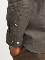 JPRBLAPARKER DETAIL L/S SHIRT NOOS 12260641 - CAMICIA UOMO
