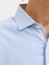 JPRBLAPARKER DETAIL L/S SHIRT NOOS 12260641 - CAMICIA UOMO