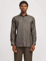 JPRBLAPARKER DETAIL L/S SHIRT NOOS 12260641 - CAMICIA UOMO