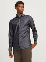 JPRBLAPARKER DETAIL L/S SHIRT NOOS 12260641 - CAMICIA UOMO