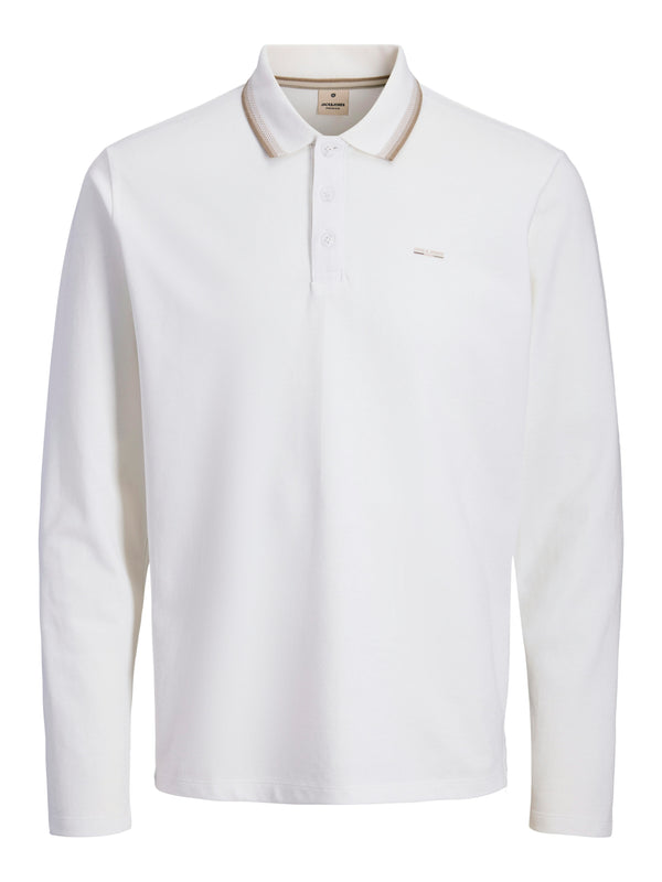 JPRBLUALVES LS POLO 12287520 - T-SHIRT & POLO UOMO
