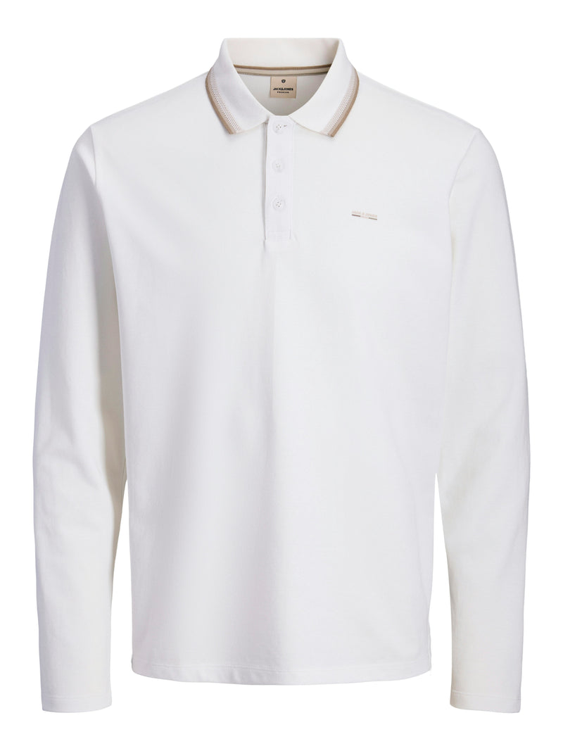 JPRBLUALVES LS POLO 12287520 - T-SHIRT & POLO UOMO
