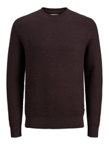 JPRBLUBARKLEY KNIT CREW NECK CH LN 12286611 - MAGLIERIA &