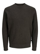 JPRBLUBARKLEY KNIT CREW NECK CH LN 12286611 - MAGLIERIA &