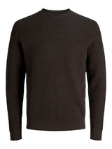 JPRBLUBARKLEY KNIT CREW NECK CH LN 12286611 - MAGLIERIA &