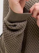 JPRBLUBARKLEY KNIT CREW NECK CH LN 12286611 - MAGLIERIA &