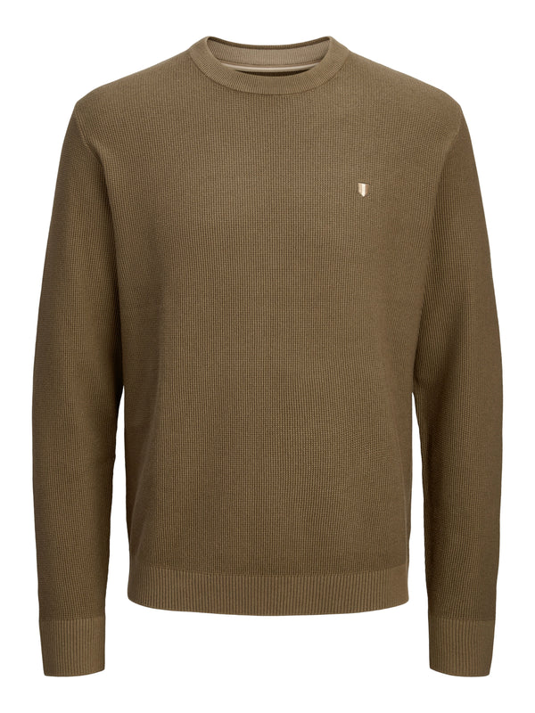 JPRBLUREX KNIT CREW NECK LN 12284353 - MAGLIERIA & FELPE