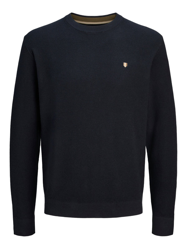 JPRBLUREX KNIT CREW NECK LN 12284353 - MAGLIERIA & FELPE