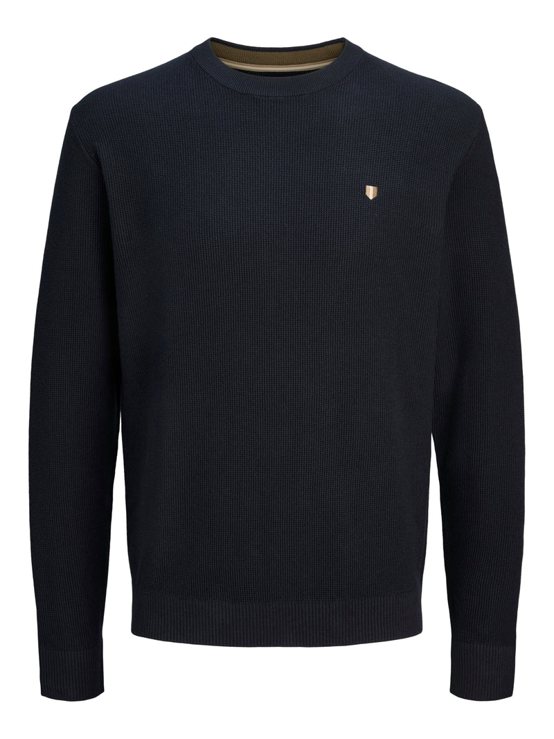 JPRBLUREX KNIT CREW NECK LN 12284353 - MAGLIERIA & FELPE