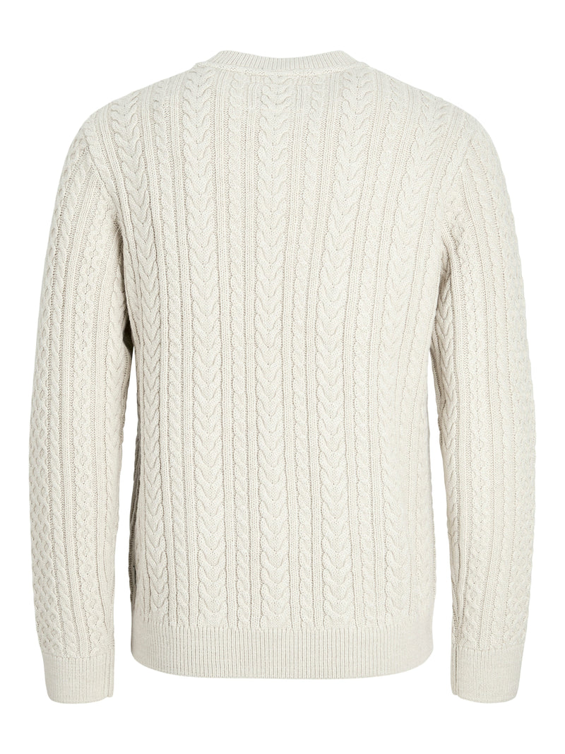 JPRBLUSEAN KNIT CABLE CREW NECK SN 12283486 - MAGLIERIA &