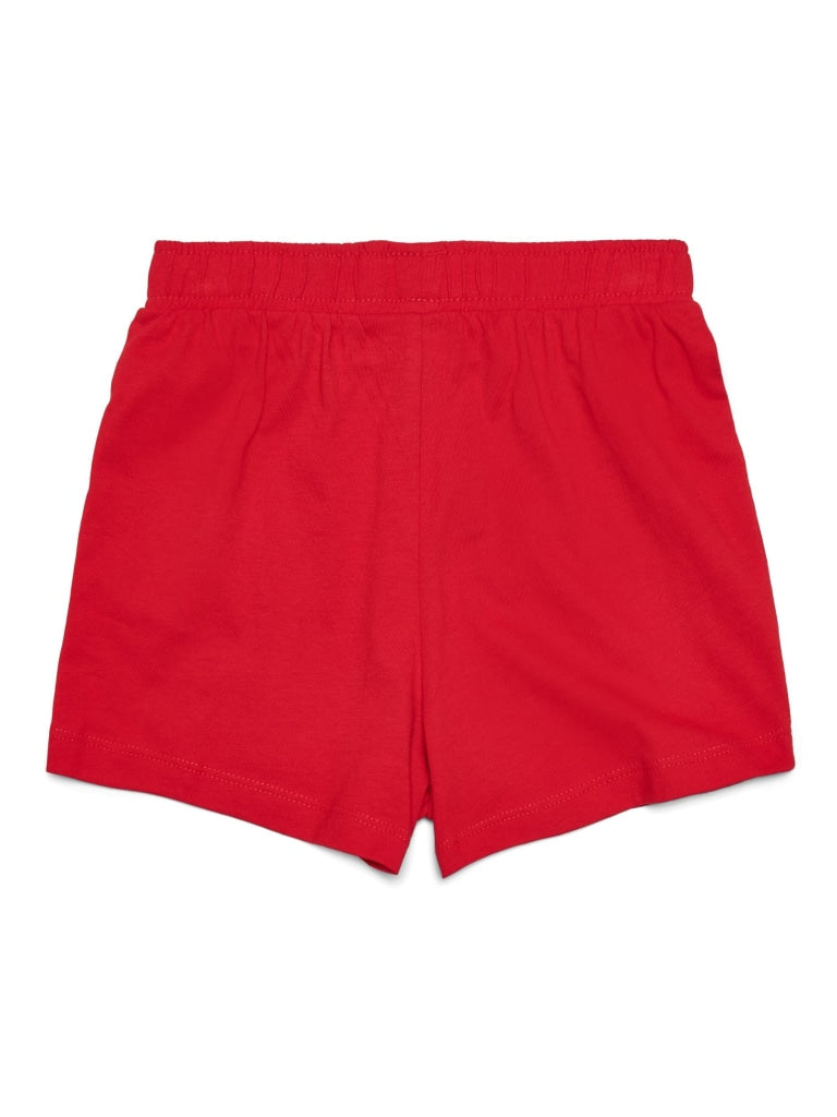 KIDS ONLY KOMMAY HIGH WAIST SHORTS JRS 15253875 - Urban Red 