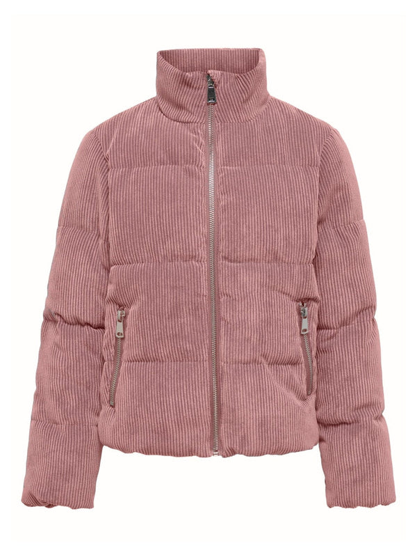 KOGEVIA CORD PUFFER JACKET OTW 15269473 - Dusty Rose / 128- 