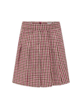 KOGMULLE TENNIS CHECK SKIRT WVN 15274429 - Virtual Pink / 