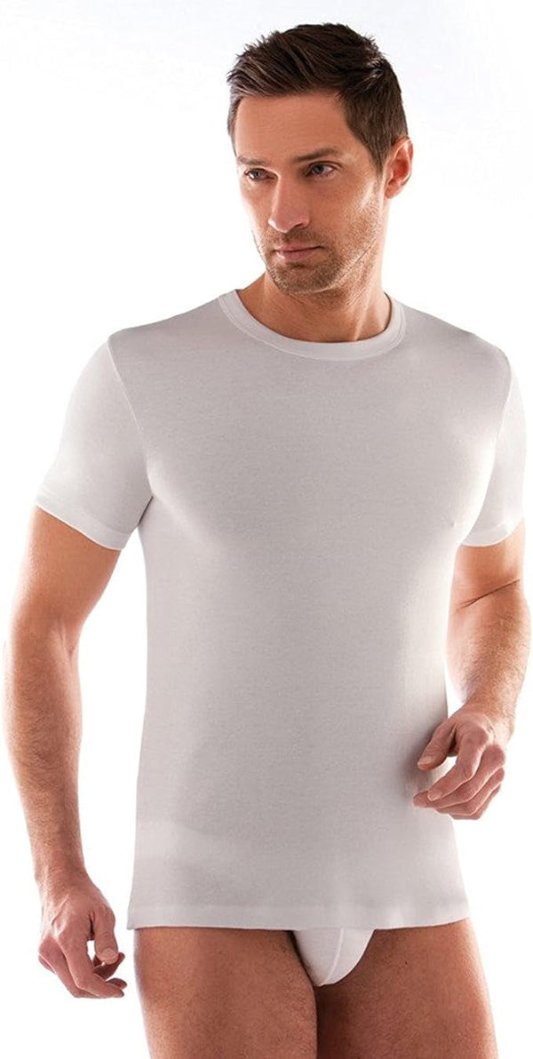 Maglia Uomo 100% Caldo cotone Manica Corta Girocollo