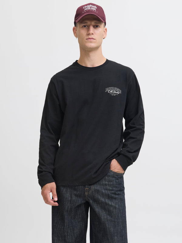 Maglietta in Cotone Manica Lunga 12278510 - T-SHIRT & POLO